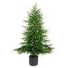 6 Ft. Artificial Real Touch Norfolk Island Pine Christmas Tree With Natural Look -Christmas Gift Shop nearly natural unlit christmas trees t5369 64 1000