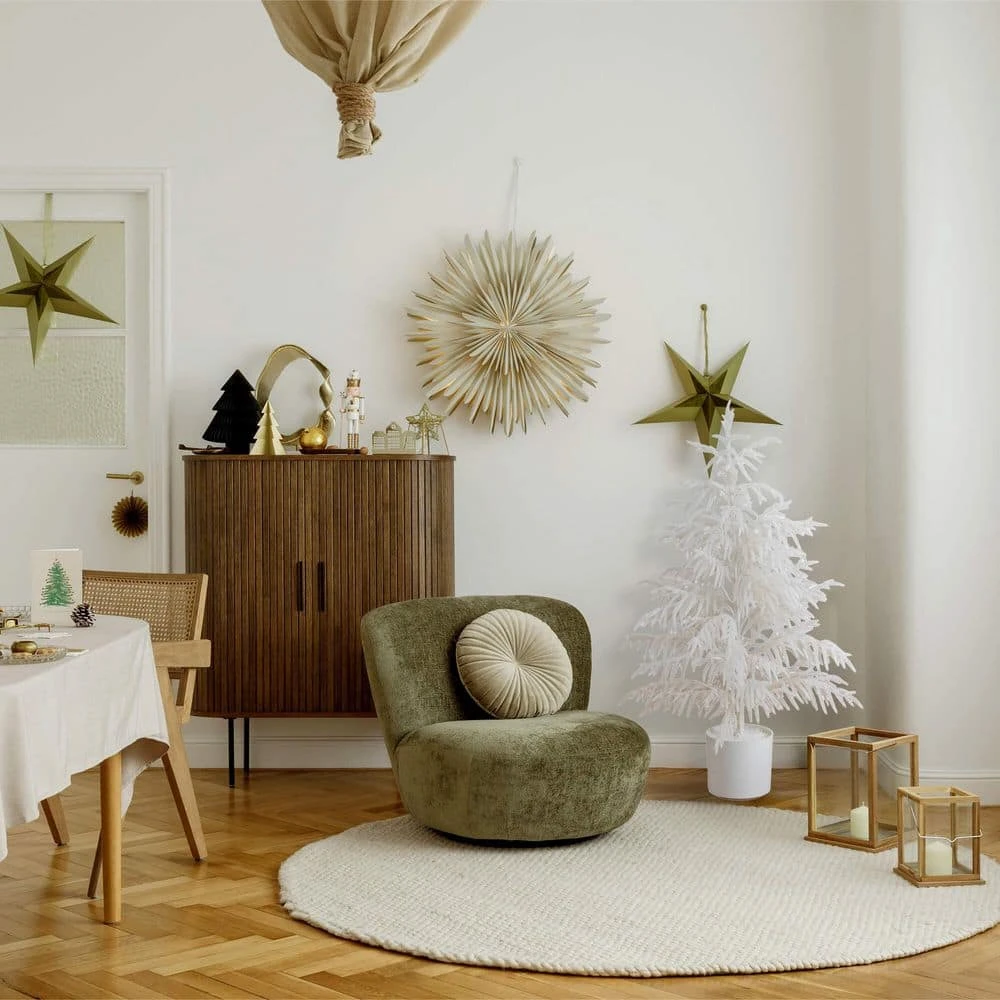 4 Ft. Artificial Real Touch White Norfolk Island Pine Christmas Tree With Natural Look 8 4 Ft. Artificial Real Touch White Norfolk Island Pine Christmas Tree With Natural Look - Image 6