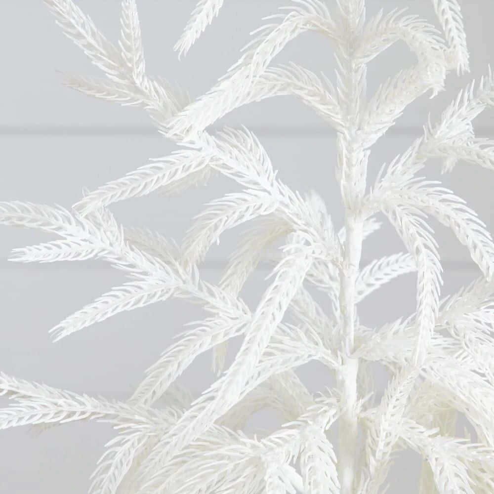 2 Ft. Artificial Real Touch White Norfolk Island Pine Christmas Tree With Natural Look 5 2 Ft. Artificial Real Touch White Norfolk Island Pine Christmas Tree With Natural Look - Image 3