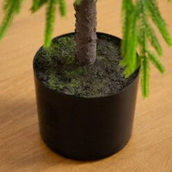 3 Ft. Artificial Real Touch Down Swept Norfolk Pine Tree With Natural Look 11 3 Ft. Artificial Real Touch Down Swept Norfolk Pine Tree With Natural Look -Christmas Gift Shop nearly natural unlit christmas trees t5396 1f 1000